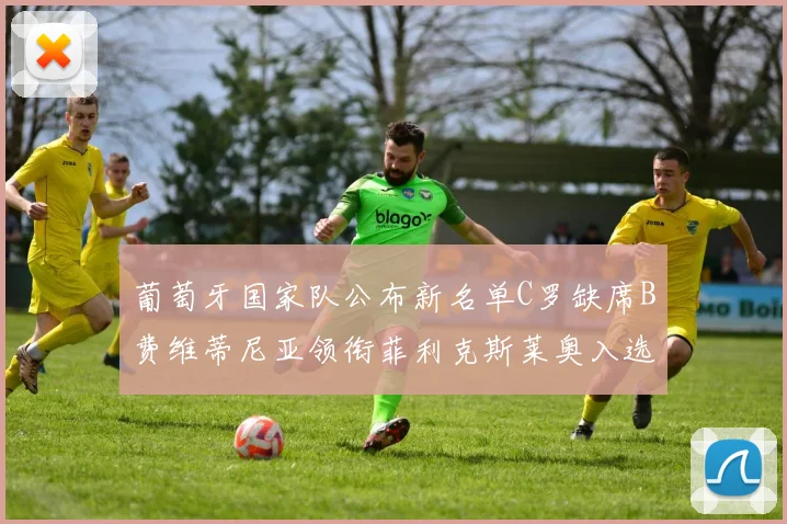 葡萄牙国家队公布新名单C罗缺席B费维蒂尼亚领衔菲利克斯莱奥入选